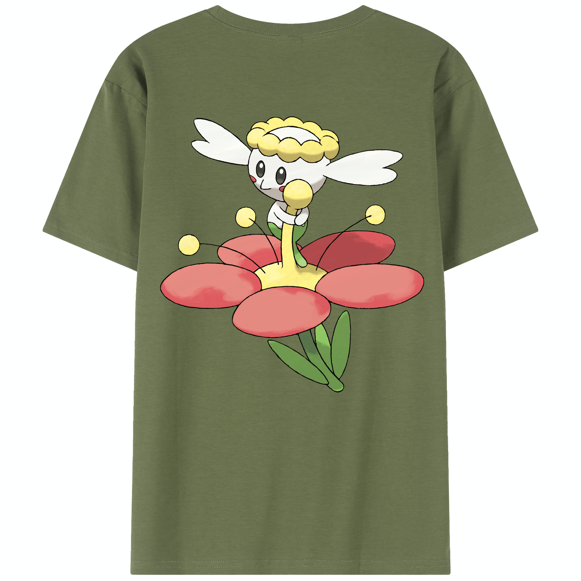 （画像用） ポケットモンスター Pokémon 綿100％半袖Tシャツ（背面プリント）